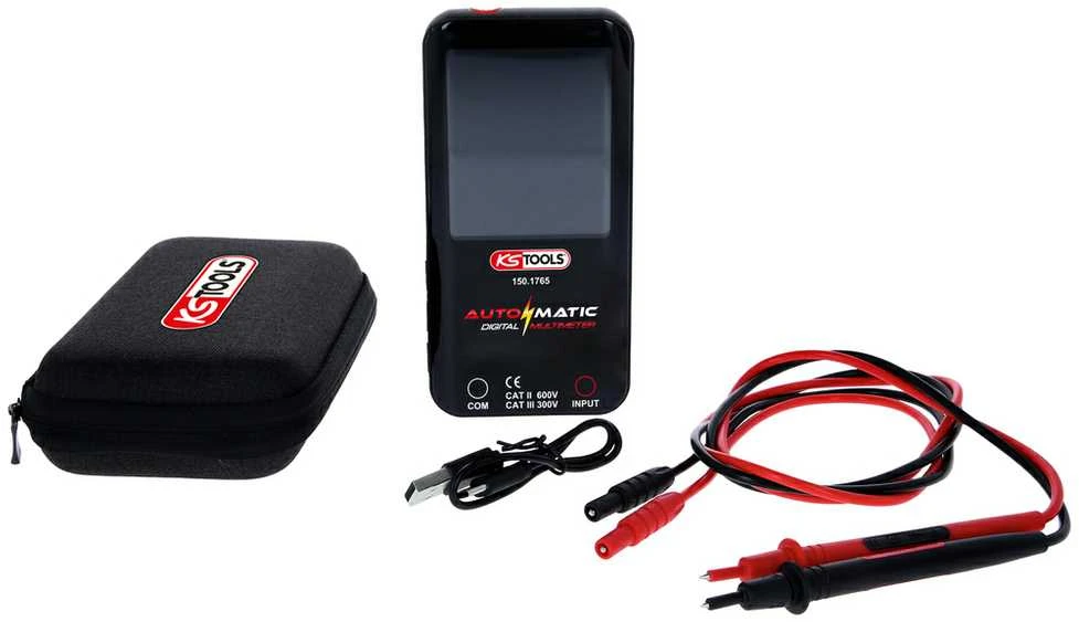 Skaitmeninis multimetras su antgaliais, KS Tools