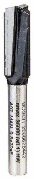 Bosch Išdrožų frezos 6 mm D1 9,5 mm, L 19,5mm,G51mm