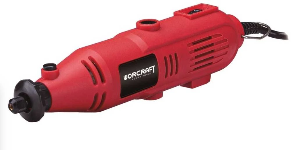 Šlifuoklis lanksčiu velenu Worcraft su priedais (40vnt) 135W