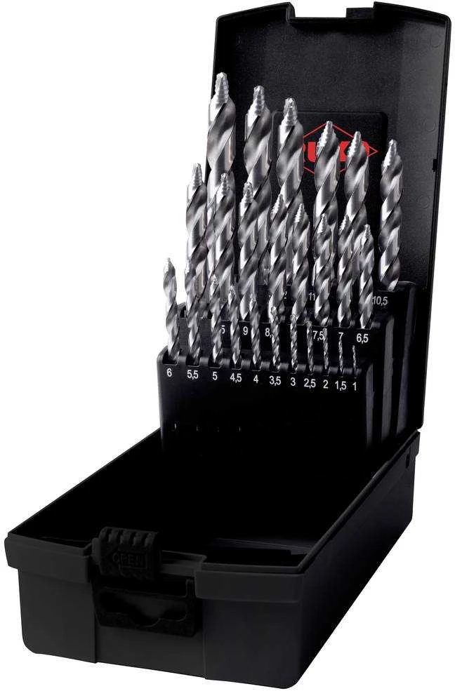Grąžtas 25 dalių grąžtų rinkinys RUKO HSS-G Ultimatecut Flowstep