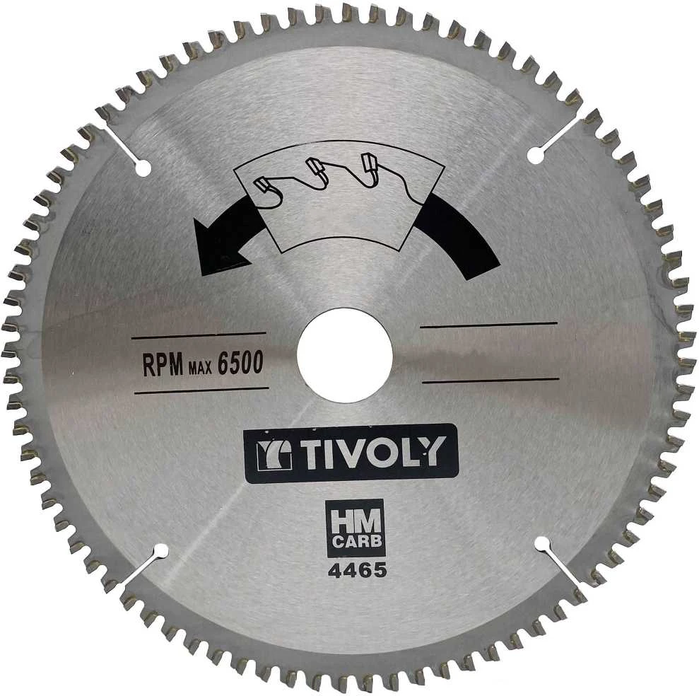 Tivoly Diskinis pjūklas švariam pjovimui plastikui, aliuminiui ir kietmedžiui 160x20x2.5/1.5mm, z40, 3°, (16mm adapteris)