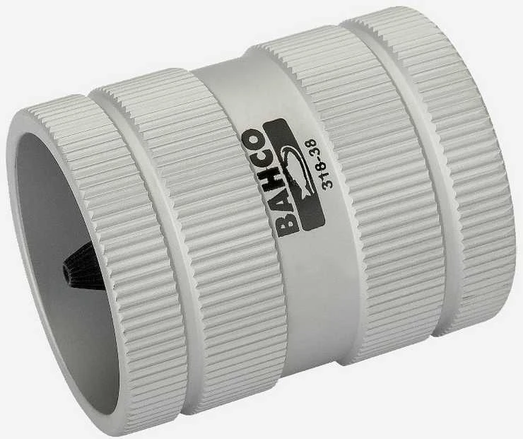 Bahco Vidinių ir išorinių nuožulų nuėmėjas 8-38mm. aliuminio korpusas, variniams, plieno bei nerūdijančio plieno vamzdžiams