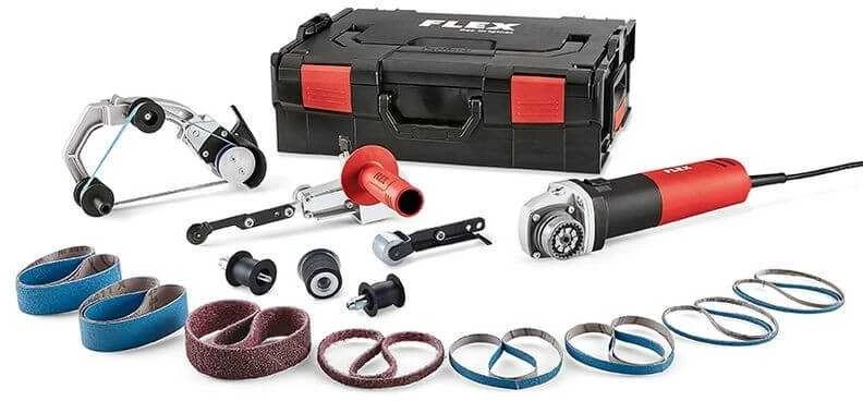 Vamzdžių šlifavimo mašinėlė FLEX BRE 8-4 INOX su priedais