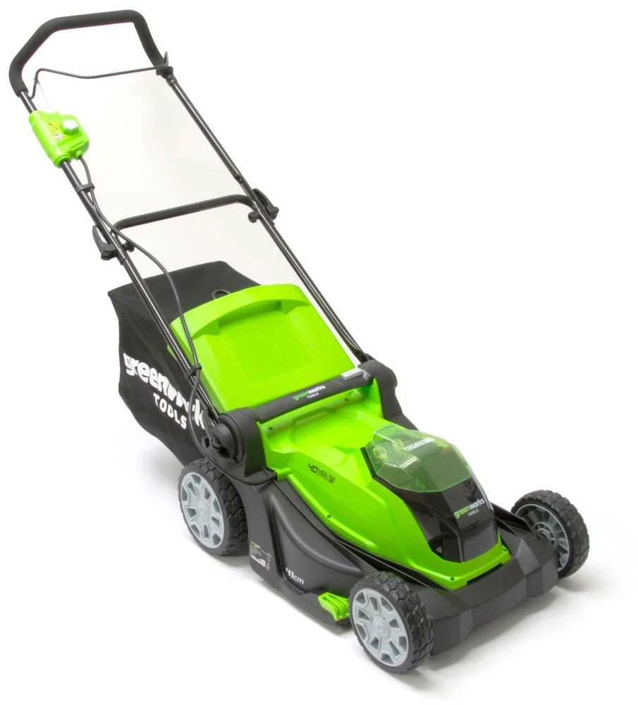 Greenworks Vejapjovė G40LM41, 41cm, 40V, be akumuliatoriaus ir kroviklio