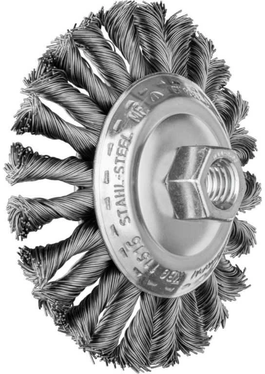 Metalinis šepetys 115x15mm PFERD KBG 0,5 M14