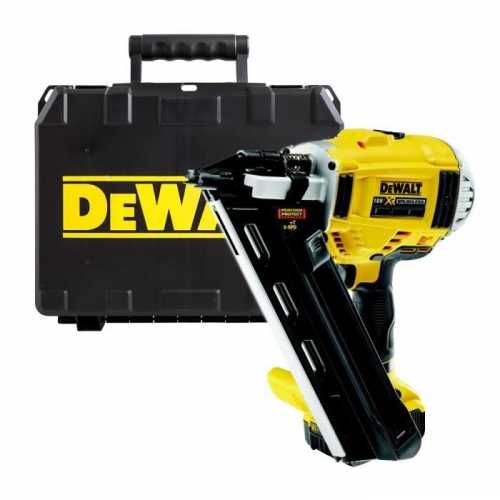 Akumuliatorinė viniakalė DEWALT DCN695P2, 18V, 2x5.0Ah