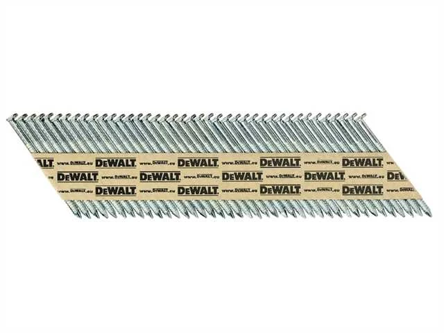 Vinys DeWalt; 2,8x63 mm; 34°; 2200 vnt.; rifliuotu koteliu, galvanizuotos