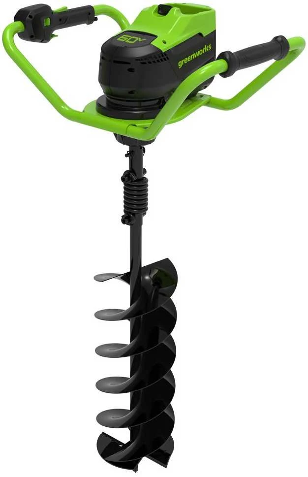 Žemės grąžtas Greenworks GD60EA; 60 V (be akumuliatoriaus ir pakrovėjo)