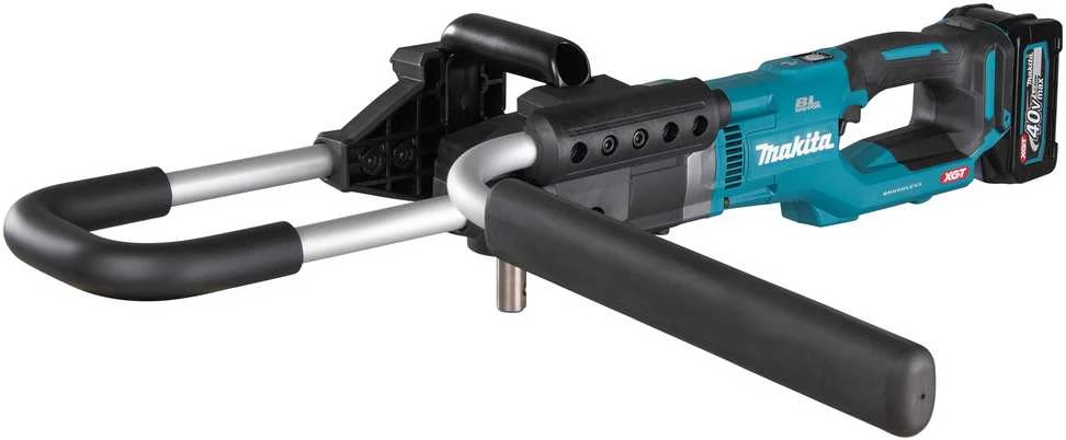 Makita DG002GZ akumuliatorinis žemės grąžtas 40Vmax XGT, BL variklis, 2 greičiai, maks. 200 mm, tiesiogiai pritvirtintas grąžto antgalis, be akumuliatoriaus ir krovikli