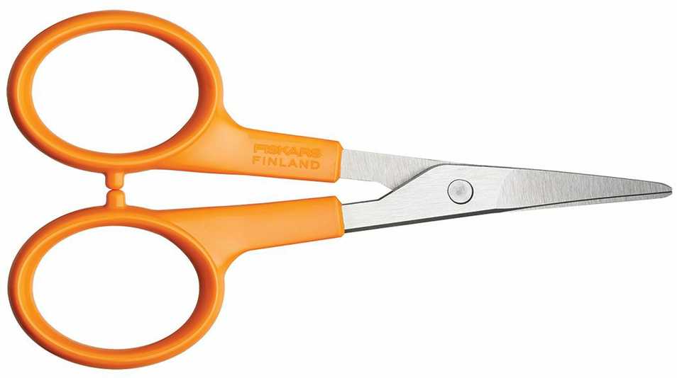 FISKARS Classic lenktos žirklės manikiūrui, 10 cm (1000813)