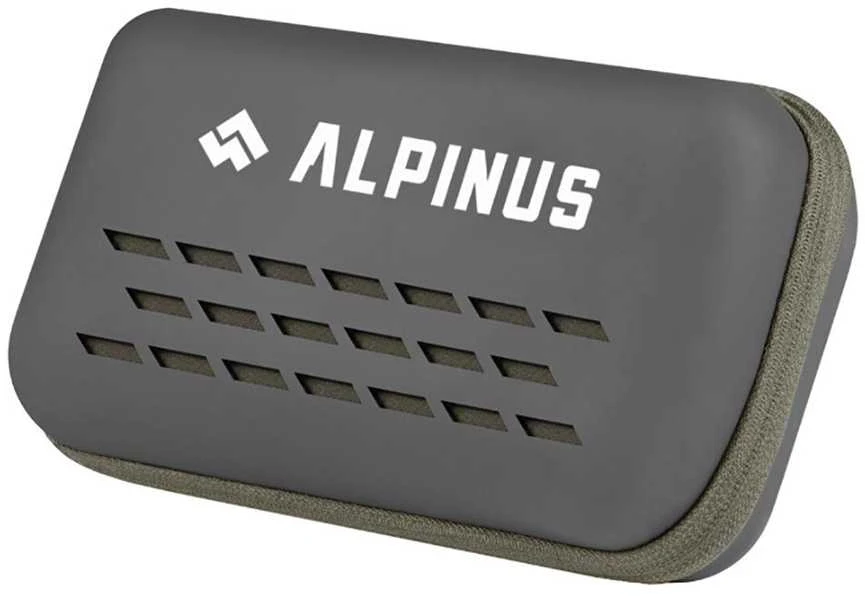 Alpinus Tarifa Kelioninis greitai džiūstantis rankšluostis 75x150cm tamsiai žalias