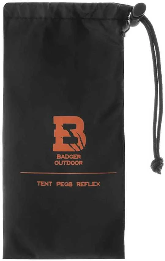 Badger Outdoor Reflex aliuminio palapinės kuoliukai 4 vnt.