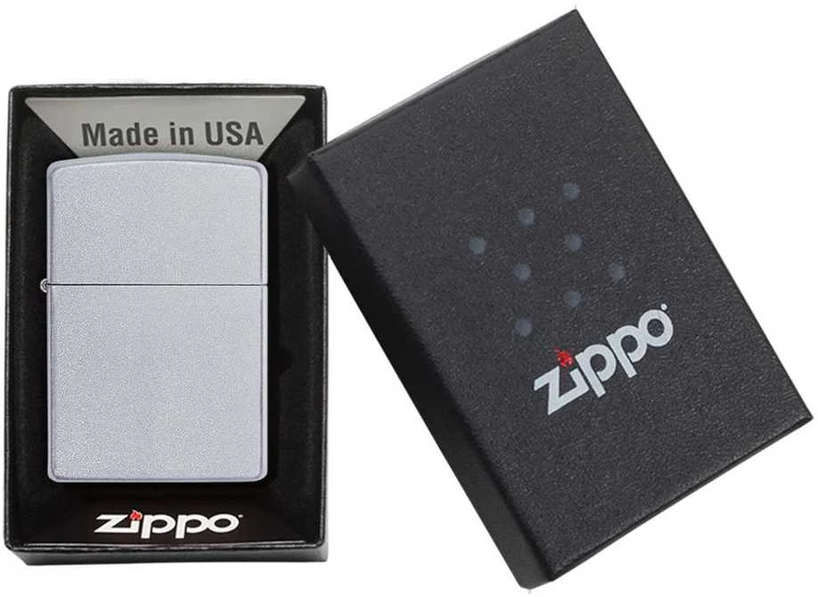 Benzininis Žiebtuvėlis ZIPPO 205 Satin Chrome
