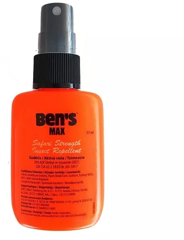Bros Priemonė uodams atbaidyti Ben's Max, 37 ml