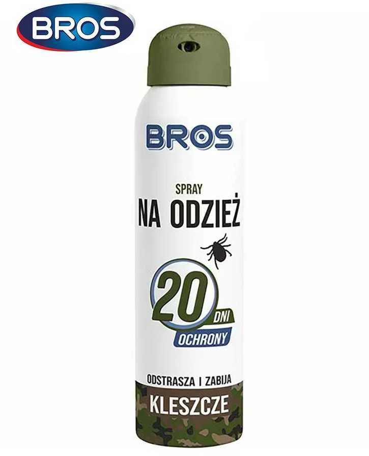 Bros Tick aerozolis drabužiams nuo erkių
