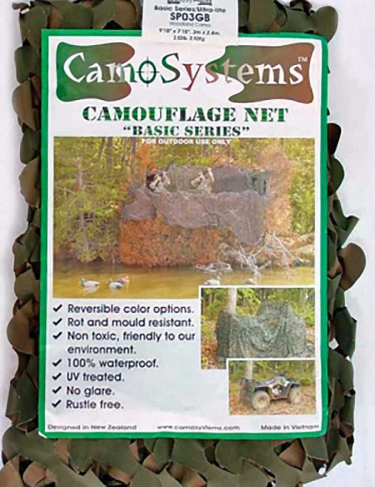 Mil-Tec Camosystems Maskuojantis tinklas 3 x 2,4 m Woodland