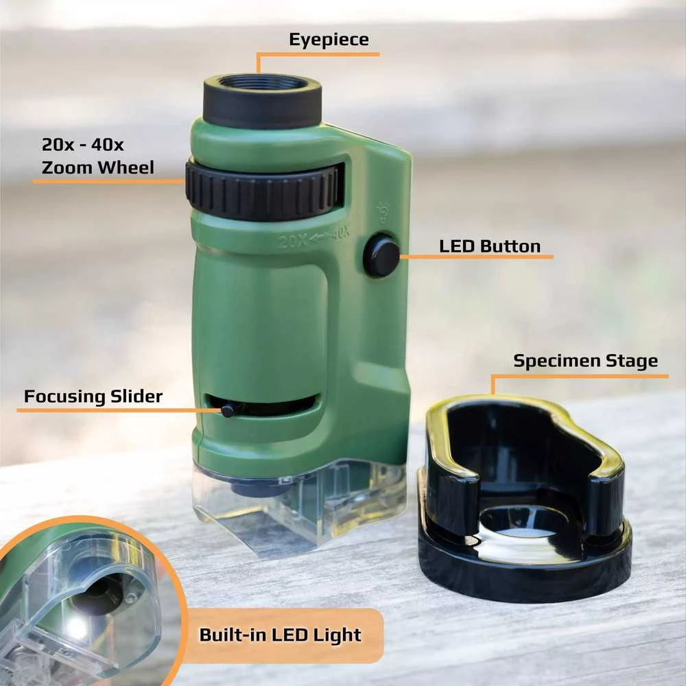 Carson MM-24 mikroskopas su LED 20-40x