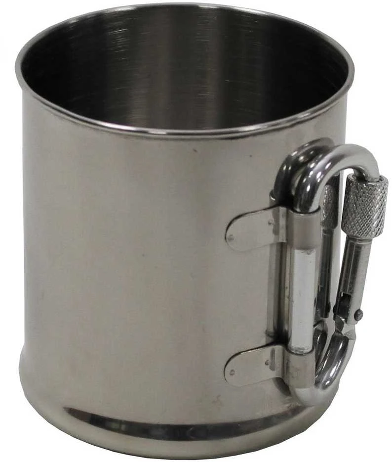 Fox Outdoor Metalinis puodelis su karabinu 220 ml (33382)