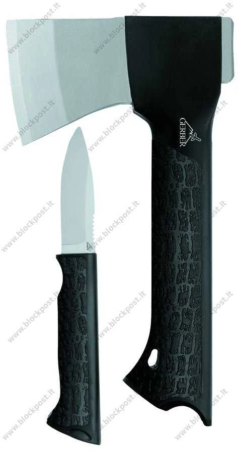 Gerber Hunting Gator Combo Ax Axe + mini Peilis