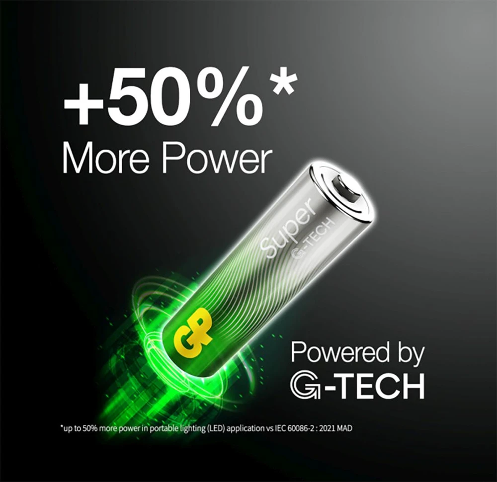 GP Super Alkaline Elementai AAA/LR03 2vnt