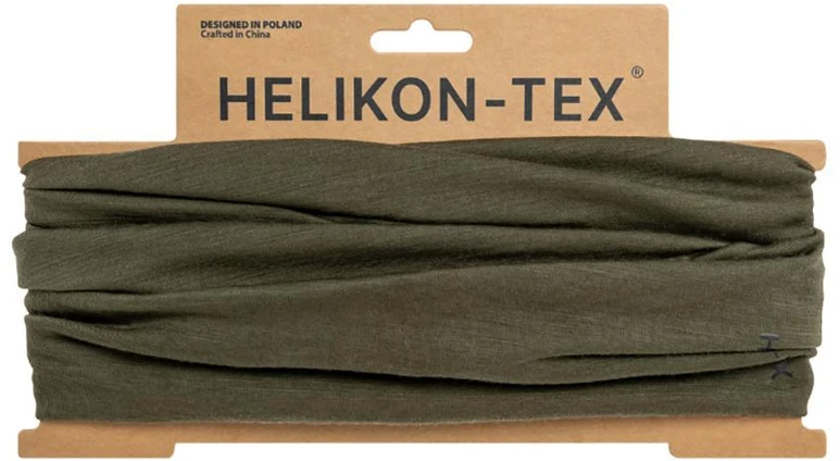 Helikon-Tex Wrap Merino Kaklaskarė Apsauginis šalikas Olive Žalias