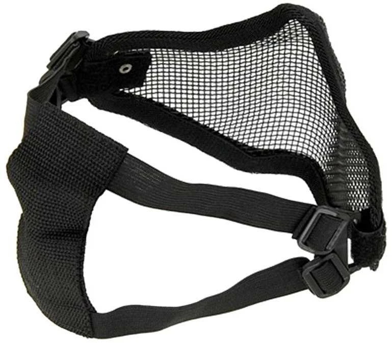 Kaukė veidui GFC Tactical Stalker su tinkleliu - juoda