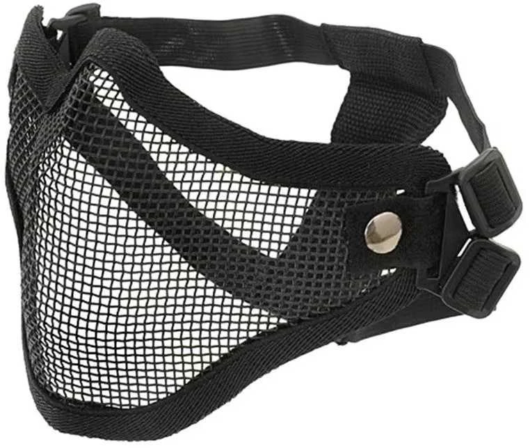 Kaukė veidui GFC Tactical Stalker su tinkleliu - juoda