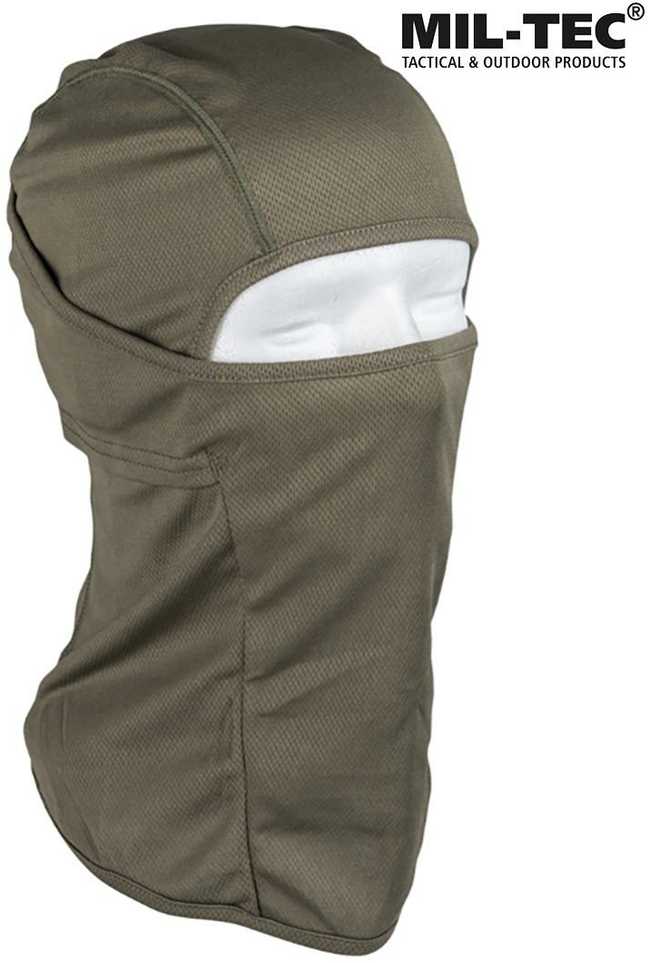 Kepurė Balaklava pošalmis Mil-tec Tactical žalia