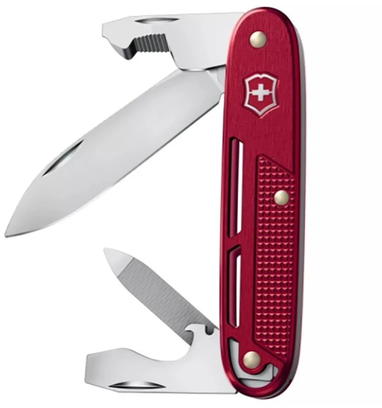 Victorinox Alox Refined Synergy 0.8216.20 raudonas daugiafunkcis peilis