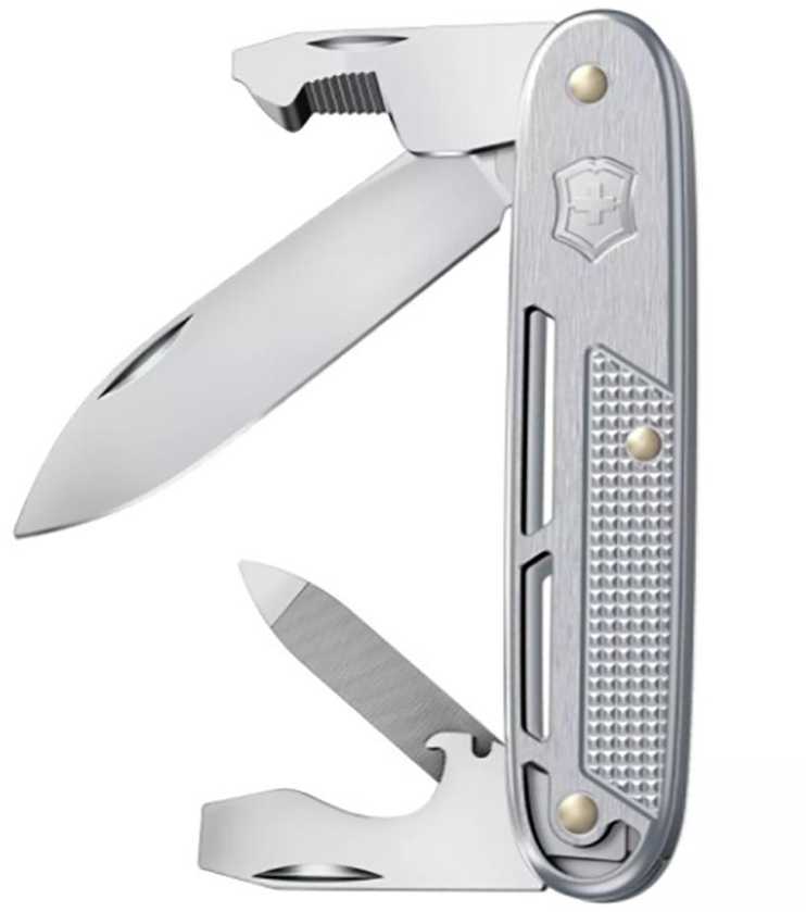 Kišeninis peilis Victorinox Alox Refined Synergy Sidabrinis