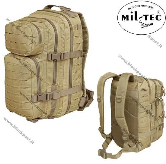 Kuprinė MIL-TEC Assault, lazerinis-Cut, 36l - šviesiai ruda