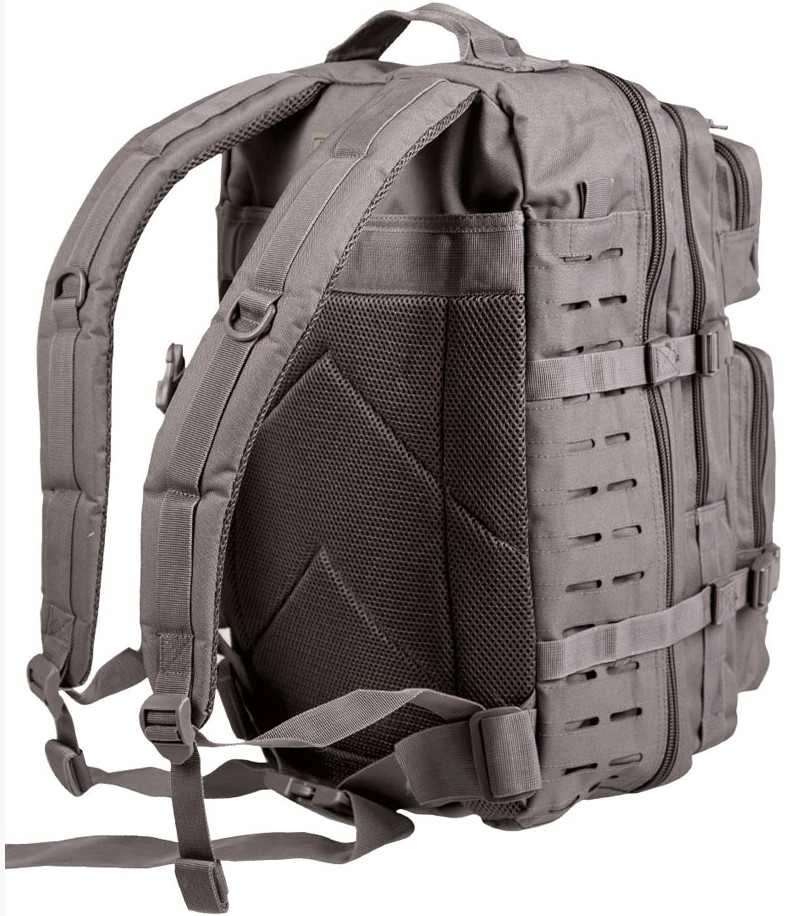 Kuprinė Mil-tec Assault lazerinis Cut LG, pilkos spalvos, 36L