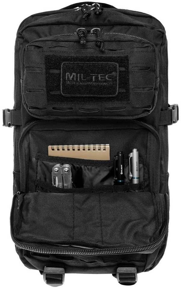 Mil-Tec US Juodas LASER CUT ASAULT BACKPACK LG