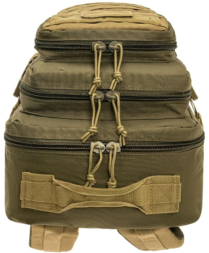 Kuprinė Mil-tec Assault LG, Žalias/Coyote 36 L