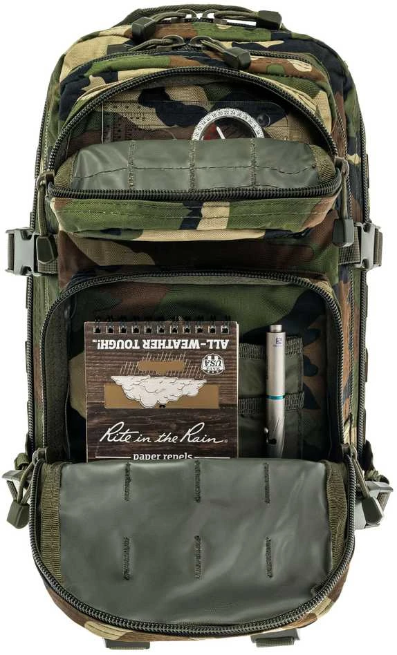 Kuprinė Mil-tec Assault SM, miško spalvos, 20L