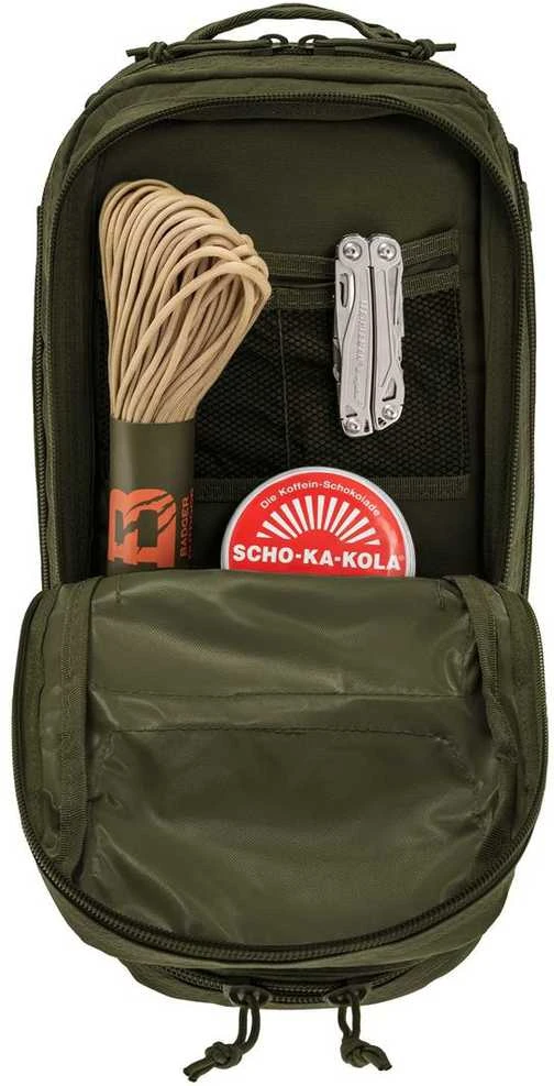 Kuprinė Mil-tec Assault SM, žalios spalvos, 20L