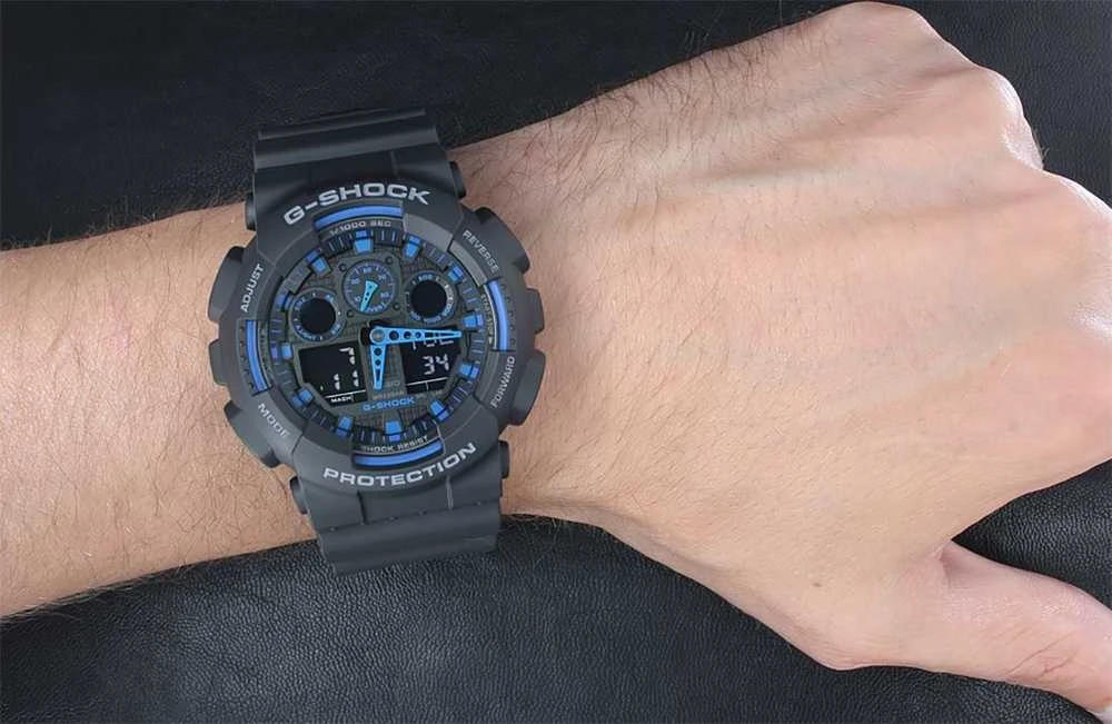 VYRIŠKAS LAIKRODIS CASIO G-SHOCK GA-100-1A2ER (zd135b)