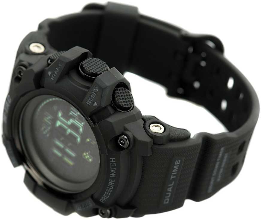 Laikrodis M-tac Adventure taktinis juodas