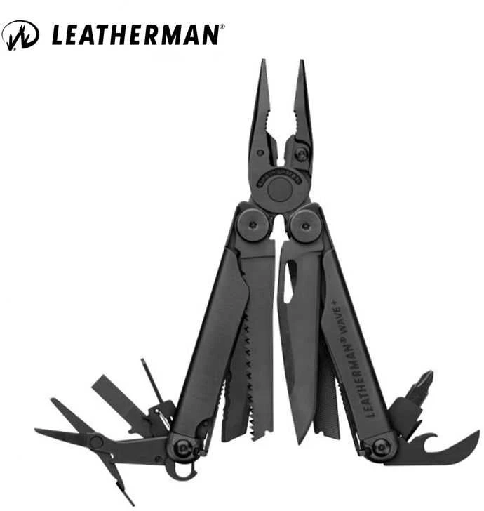 JAV Daugiafunkcinis įrankis Leatherman Wave+ juodas