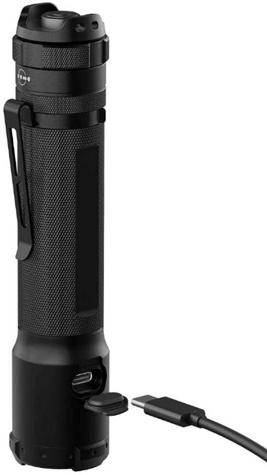 Carruzzo LED Lenser Ledlenser Taktinis žibintuvėlis TAC7R Juodas RGB 3200 lm
