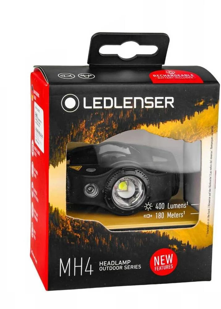 LED Lenser Žibintuvėlis LEDLENSER MH4 Juodas