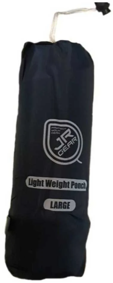 Lengva lietaus pončas (palapinsiaustė) JR GEAR PCH002-BK juoda