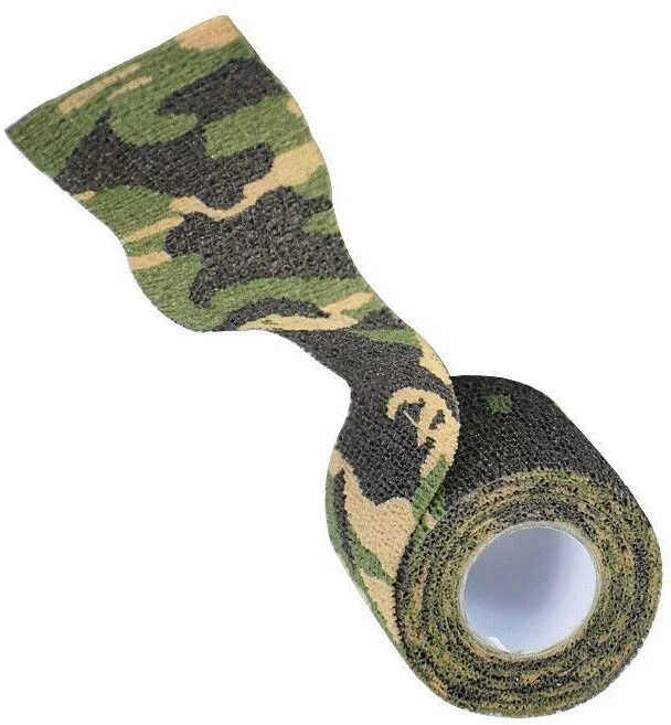 Mil-Tec Woodland 50mm (4,5m) Adhesive Tape Woodland marginimo lipni juosta maskavimui