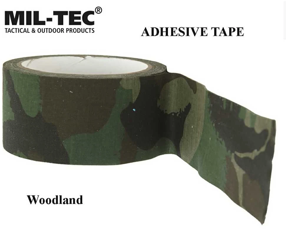 Lipni juosta Mil-tec woodland camo