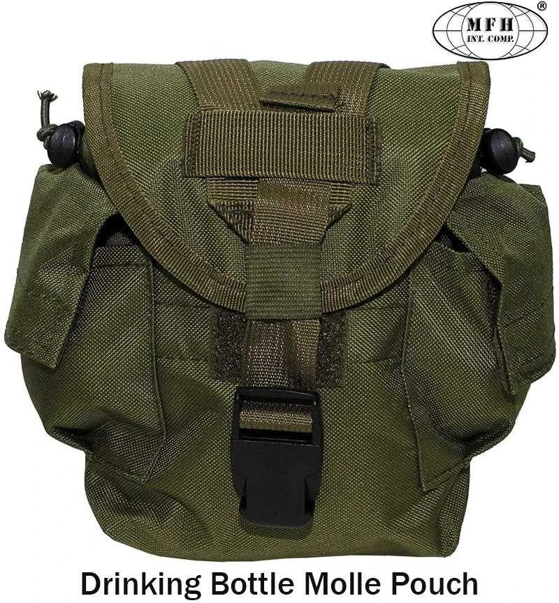 Max Fuchs Dėklas gertuvei Molle tipo, žalios spalvos (30621B)