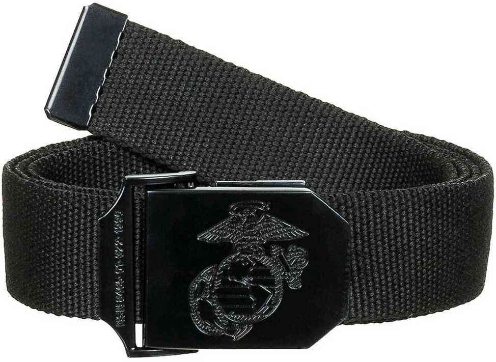 Max Fuchs JAV kariuomenės (USMC) diržas - juodas (22505A)