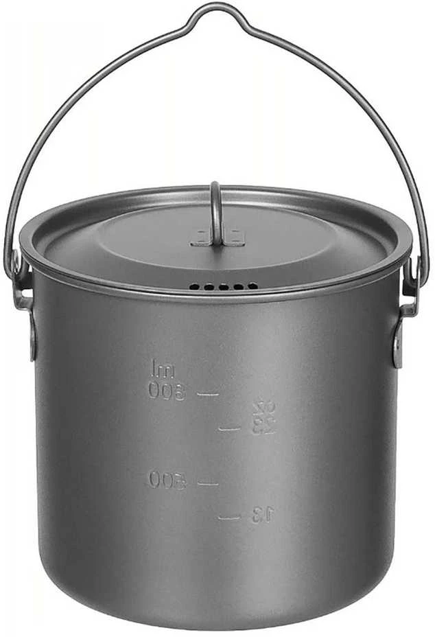 Max Fuchs Kelioninis puodas MFH Fox Outdoor Titanium 1,1 l