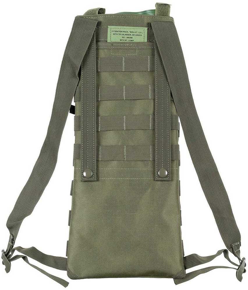 Max Fuchs Kuprinaitė – gertuvė 2.5L su Molle sistema, žalia (30620B)