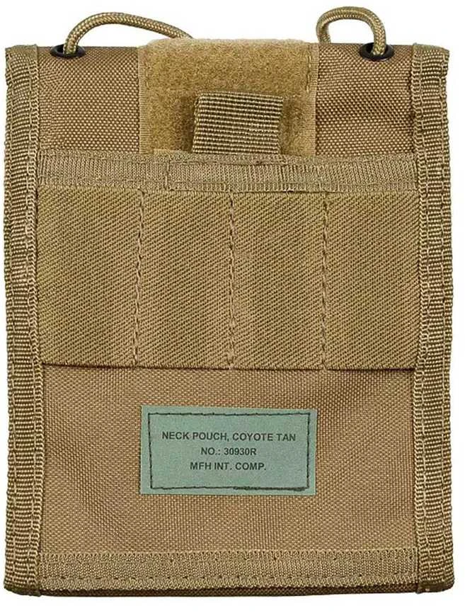 Max Fuchs Piniginė, pakabinama ant kaklo Coyote Tan (30930R)