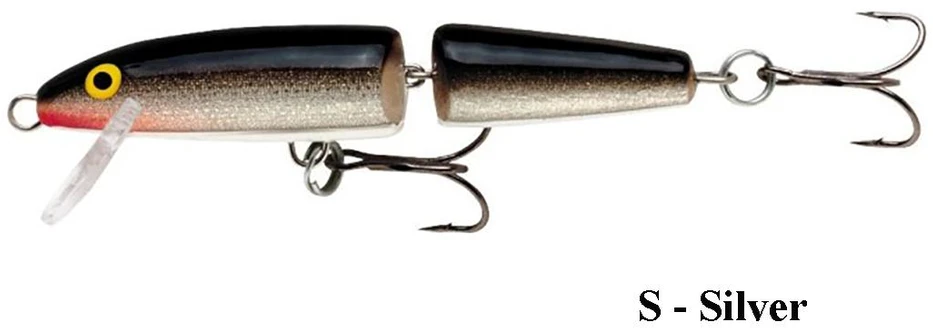 Vobleris Rapala Jointed Floating J07S Sidabrinis 7,0 cm, 4 g